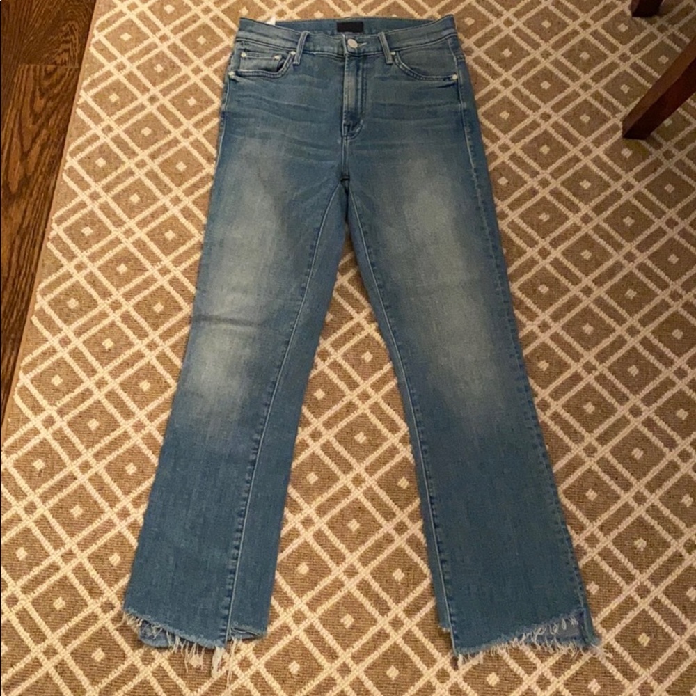 Mother Insider Crop Step Fray Jeans